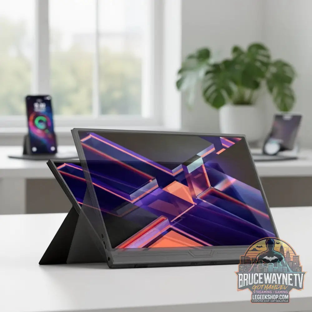 Moniteur Portable — produit geek, vue 3, LeGeekShop