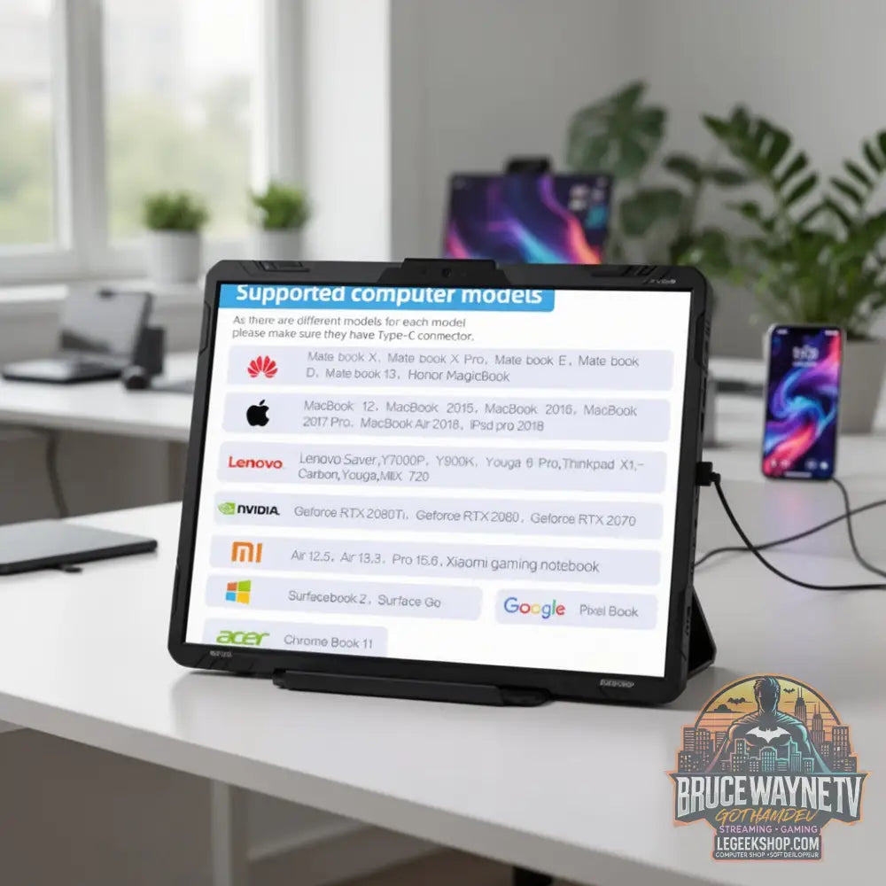 Moniteur Portable — produit geek, vue 13, LeGeekShop
