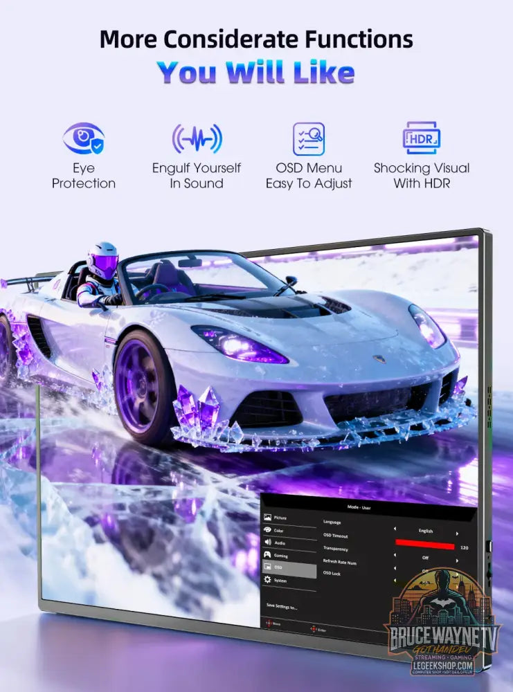 Moniteur — produit geek, vue 4, LeGeekShop