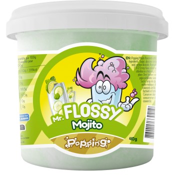 Mr Flossy Barbe à papa Pétillante Mojito 40 Gr x 12