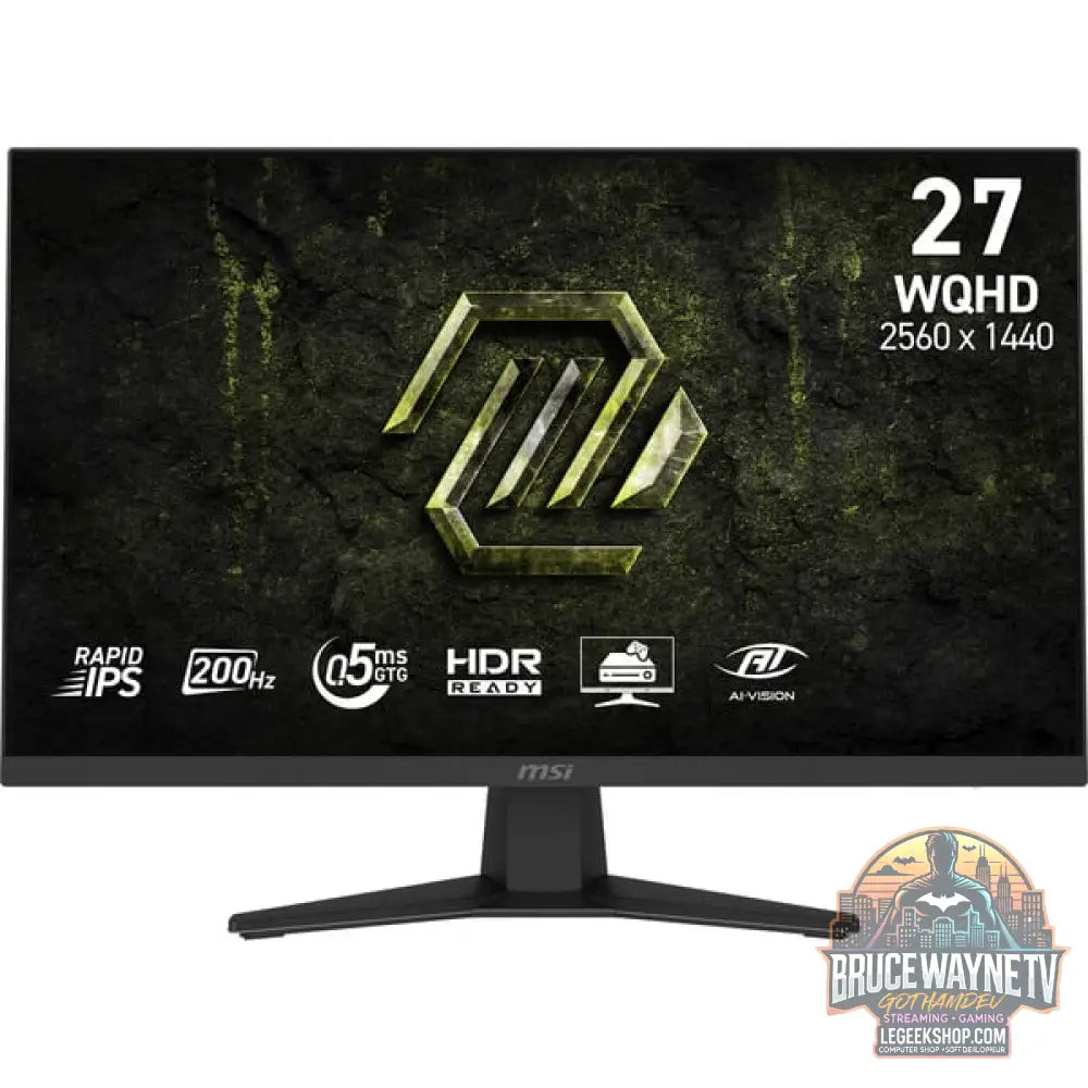 MSI MAG 274QFDE E20, Gaming-Monitor - vue 3