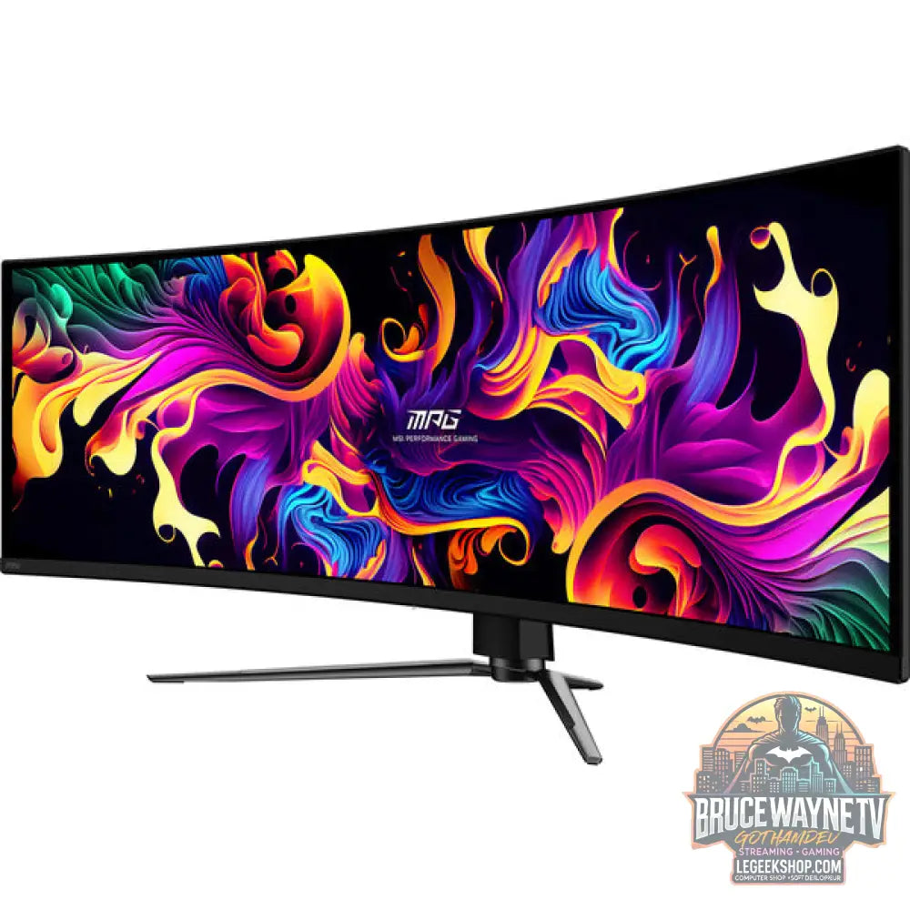 MSI MPG 491CQPXDE QD-OLED, Gaming-Monitor - vue 9