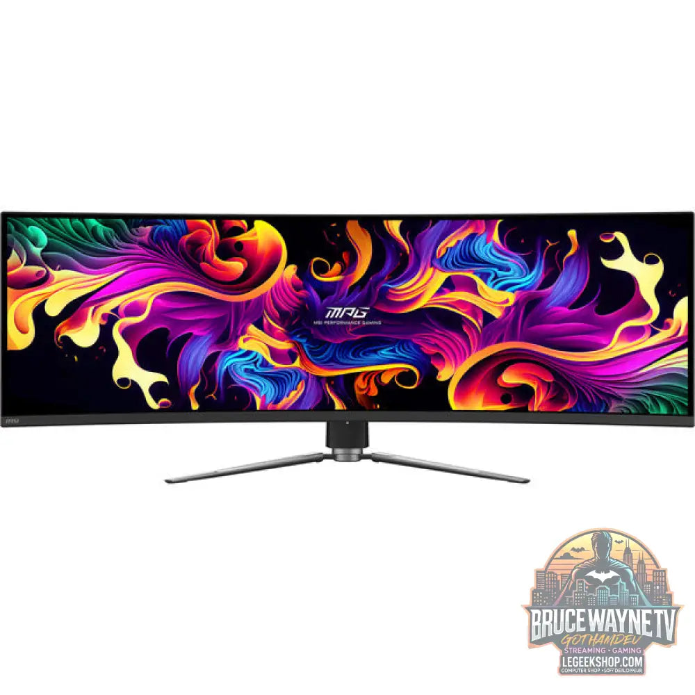 MSI MPG 491CQPXDE QD-OLED, Gaming-Monitor - vue 5