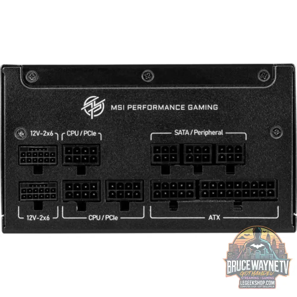 MSI MPG A1000GS PCIE5, alimentation PC - MSI - vue 4