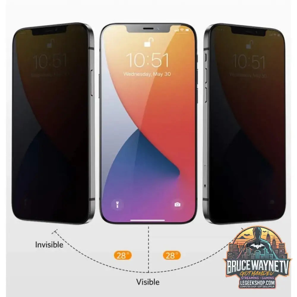 Nevox NEVOGLASS 3D PRIVACY, Schutzfolie transparent, iPhone 17 Air - Beschaffenheit: Glänzend - vue 2