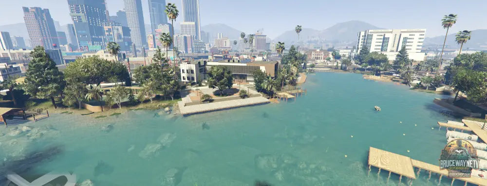 NEW LAKE - Map FiveM Complexe Lac Luxe avec Piscine & Gym - Maps & Scripts FiveM