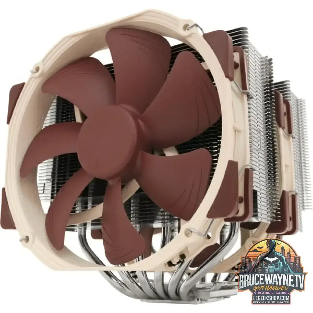 Noctua NH-D15 SE-AM4, CPU-Kühler braun/beige, Special Edition für AMD AM4, 140 mm - Noctua - vue 2