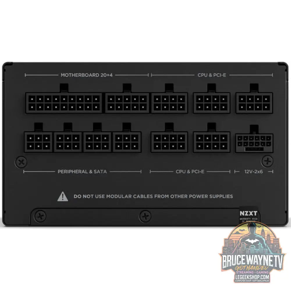 NZXT C1000 Gold ATX 3.1, alimentation PC - NZXT - vue 3