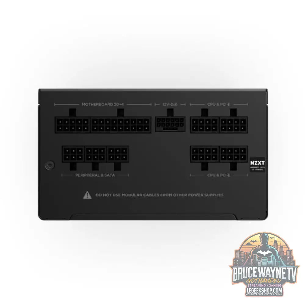 NZXT C750 GOLD CORE, alimentation PC - NZXT - vue 7