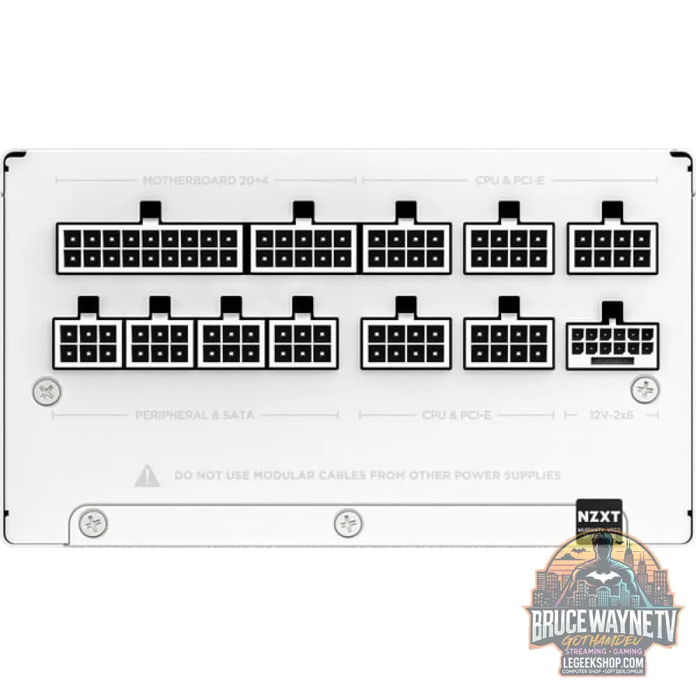 NZXT C850 Gold ATX 3.1, alimentation PC - NZXT - vue 3