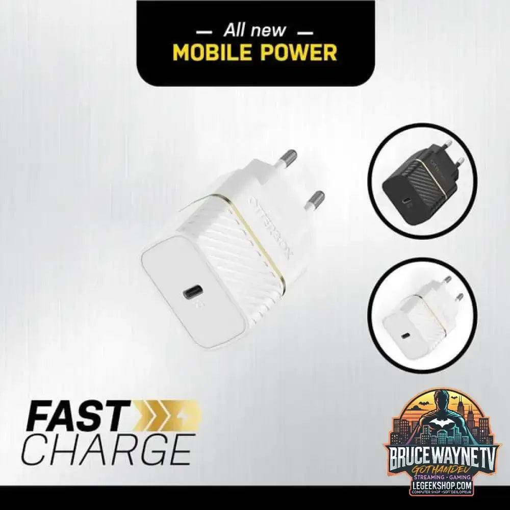 Otterbox EU Wand-Schnelladegerät Premium-Fast Charge, 20W weiß, USB Power Delivery 3.0, USB-C - Otterbox - vue 7
