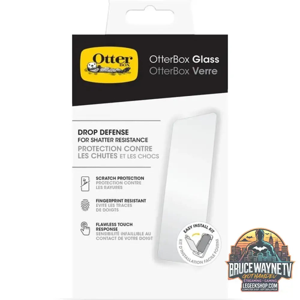 Otterbox Glass, Schutzfolie transparent, iPhone 15 Pro - Beschaffenheit: Glänzend - vue 4