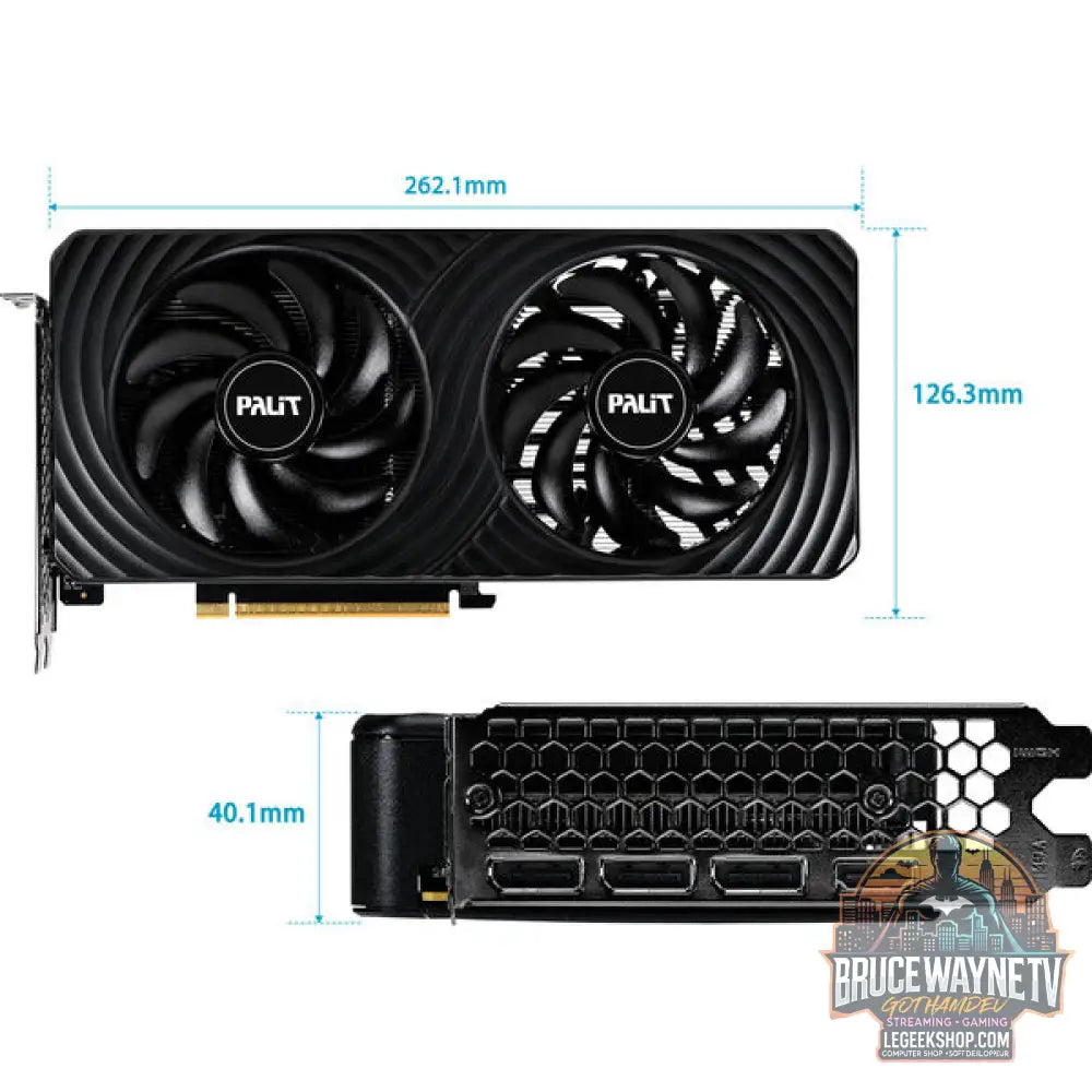Palit GeForce RTX 5050 Dual OC 8GB, carte graphique - Palit - vue 11