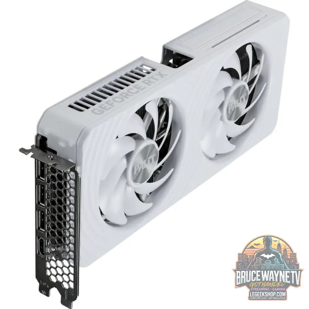 Palit GeForce RTX 5060 Ti OC WHITE 8GB, carte graphique blanc, DLSS 4, 3x DisplayPort, 1x HDMI 2.1 - Palit - vue 4