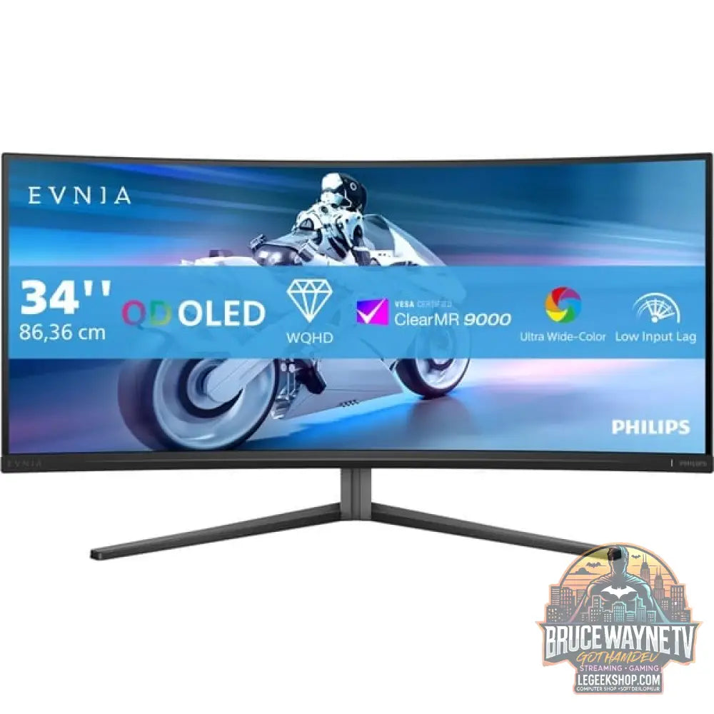Philips Evnia 34M2C6500 34" QHD/WQHD QD-OLED 175 Hz - Philips - vue 3