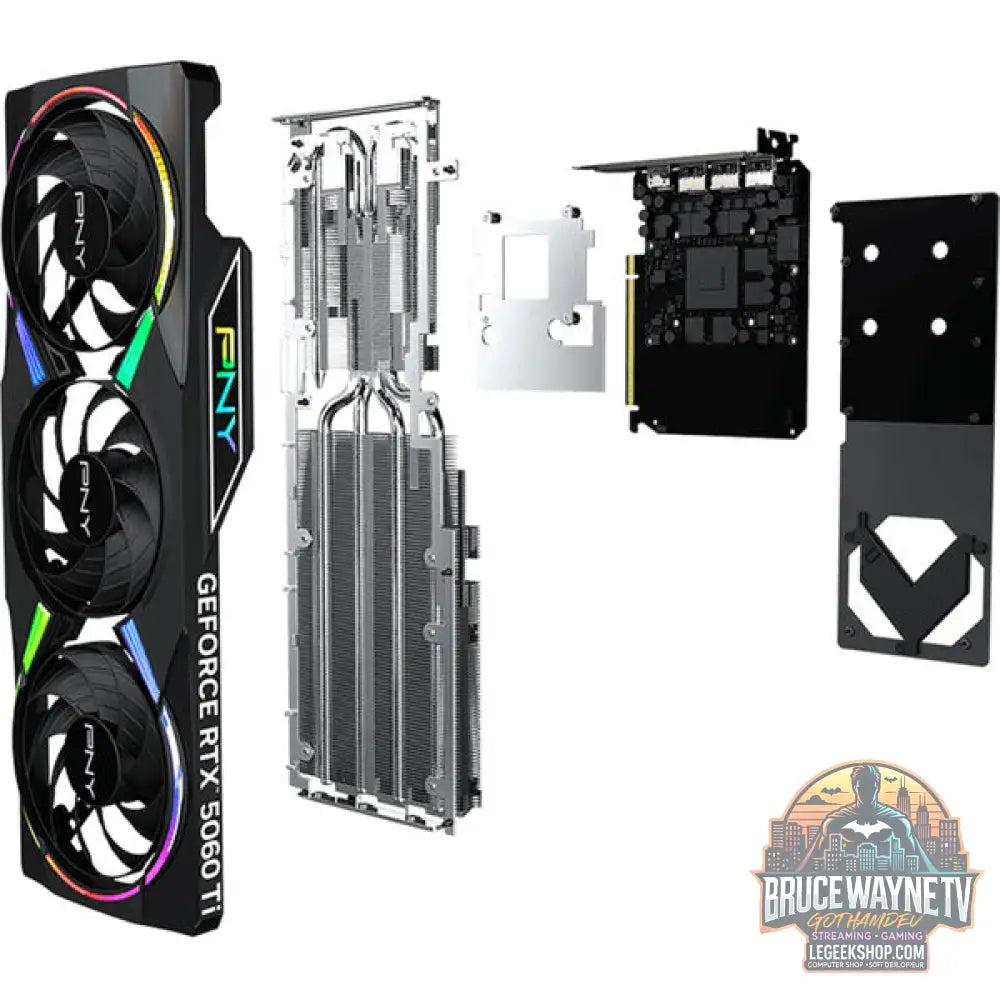 PNY GeForce RTX 5060 Ti ARGB OC 8GB, carte graphique - PNY - vue 10