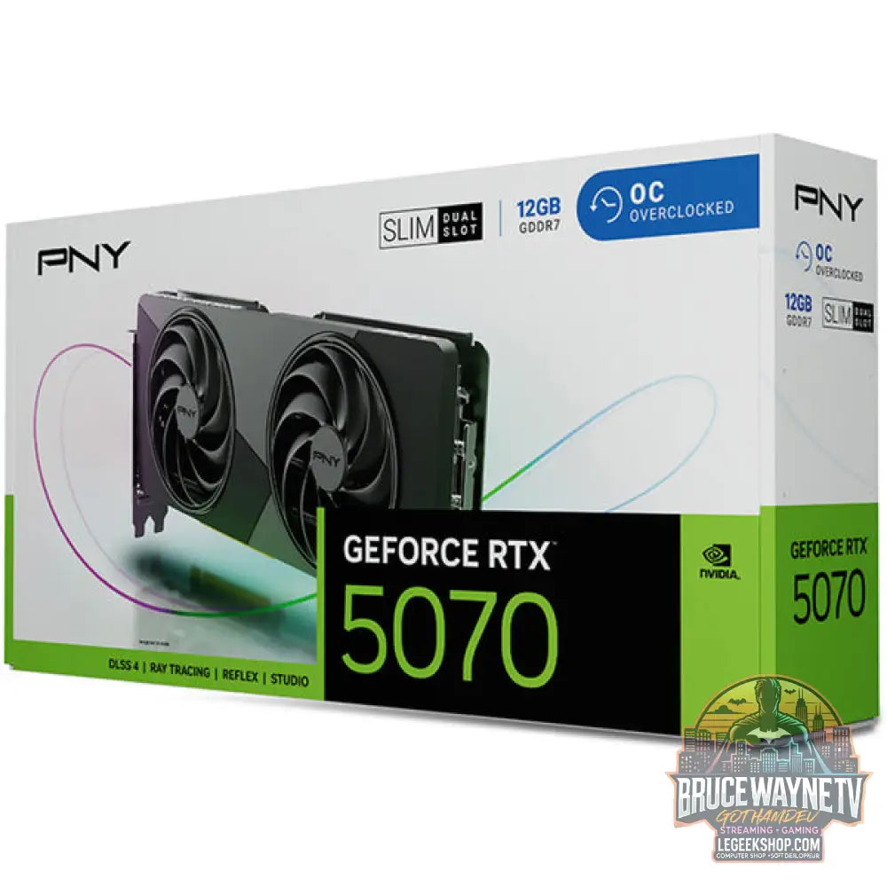 PNY GeForce RTX 5070 Slim OC, carte graphique - PNY - vue 13