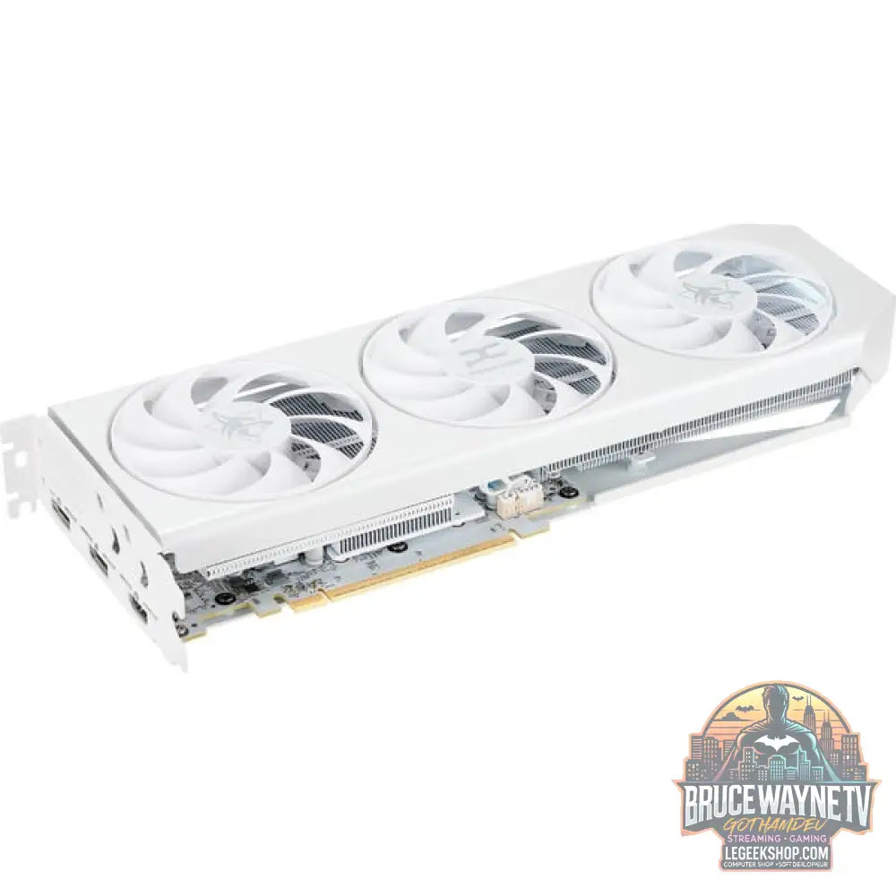 PowerColor Radeon RX 9060 XT Hellhound Spectral White 16G, carte graphique - PowerColor - vue 4