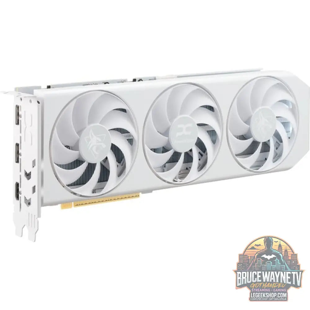 PowerColor Radeon RX 9060 XT Hellhound Spectral White 16G, carte graphique - PowerColor - vue 3