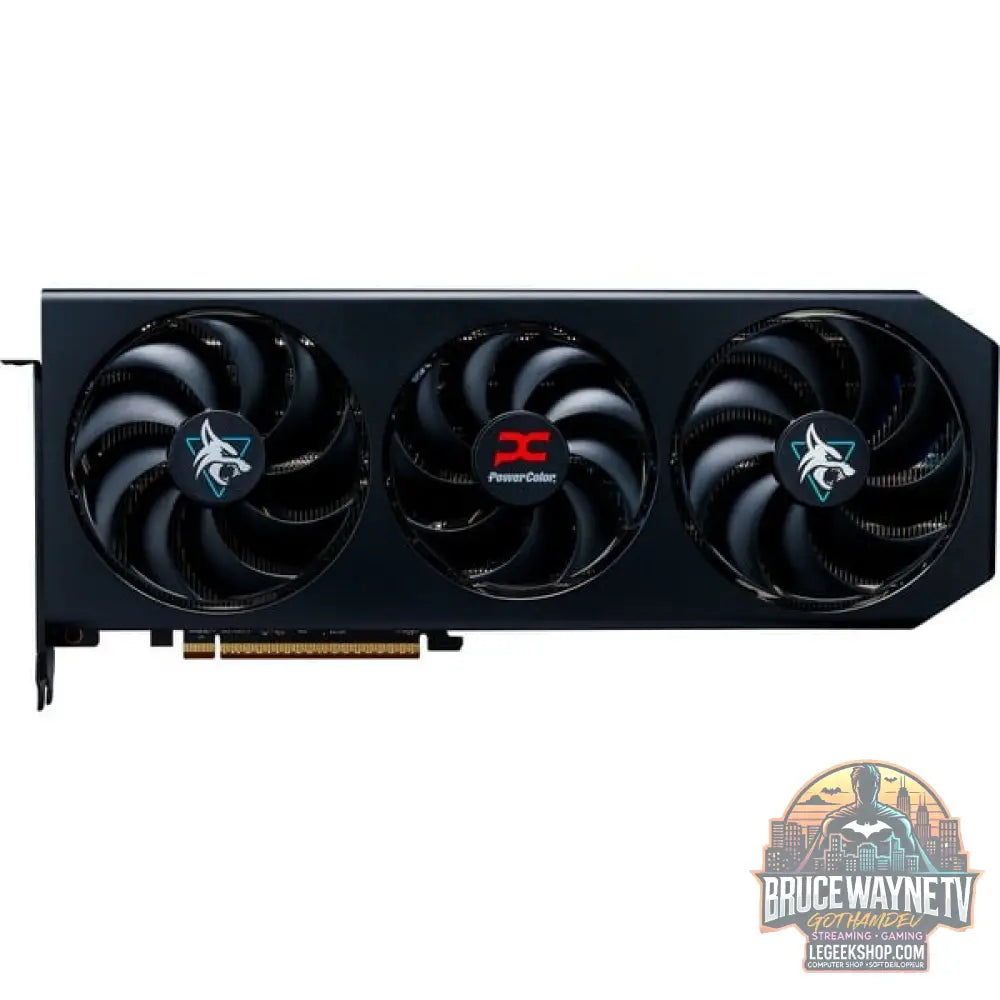 PowerColor Radeon RX 9070 Hellhound 16GB OC, carte graphique - PowerColor - vue 2