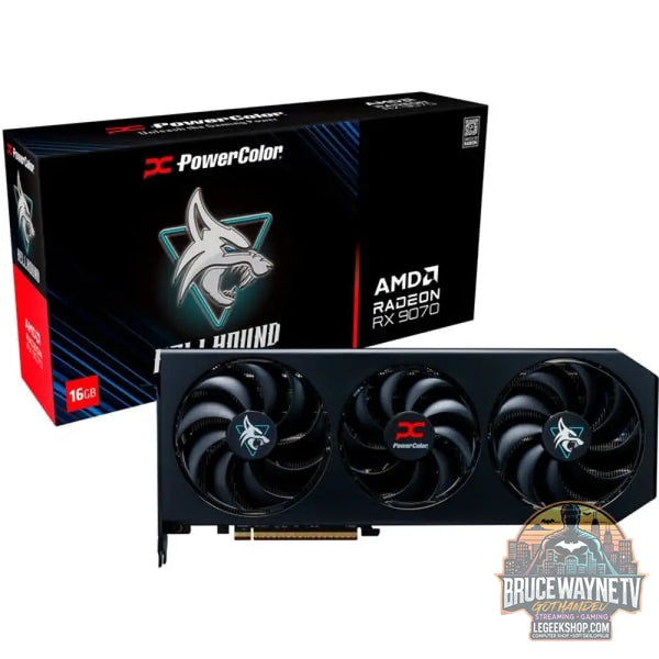 PowerColor Radeon RX 9070 Hellhound 16GB OC, carte graphique - PowerColor