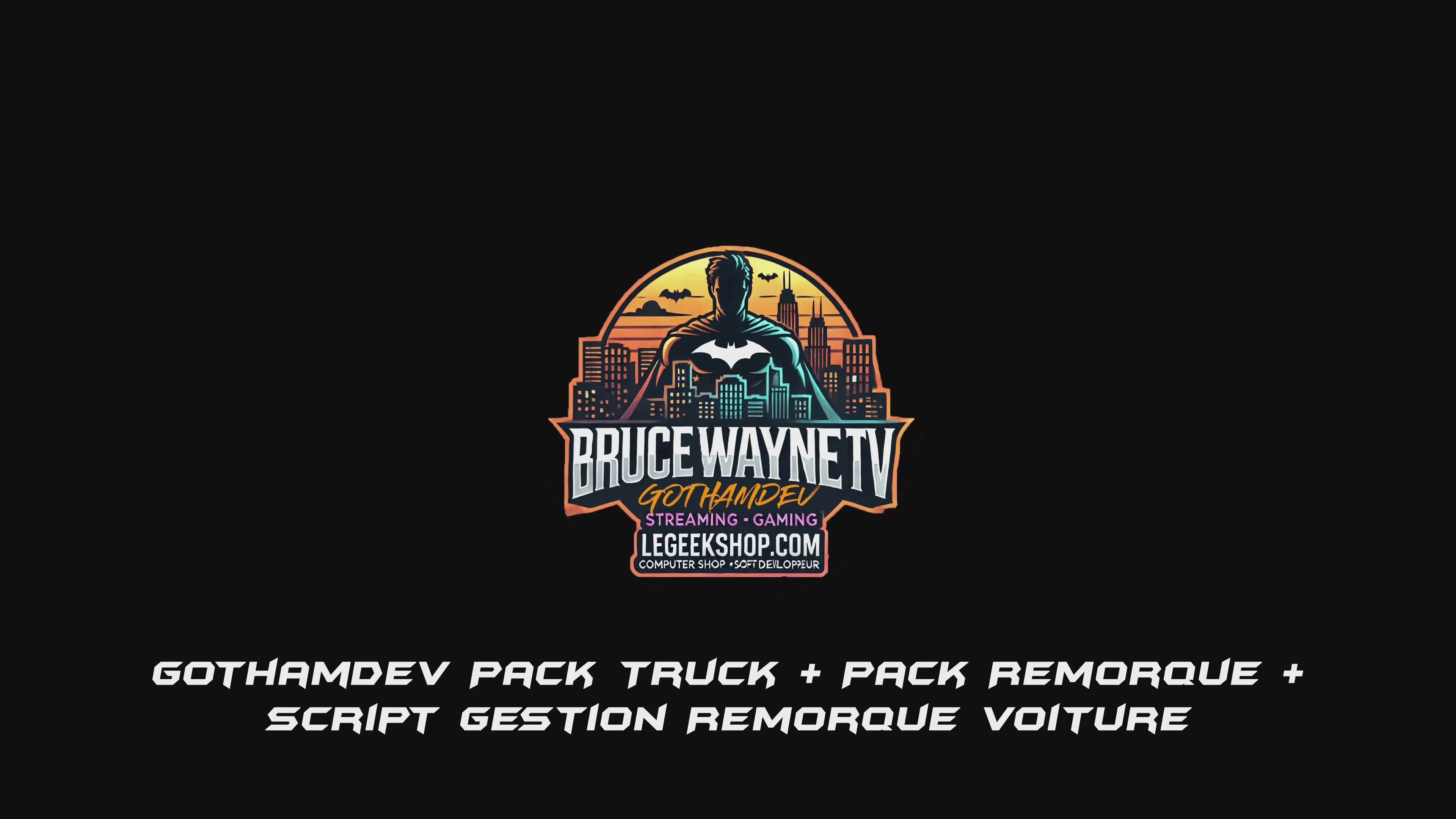 🚛 GothamDev Pack Truck FiveM - Camion Débadgé + Sons Imports + 10 Remorques + Script Gestion Remorque Plateau Voiture TR2 🎮.
