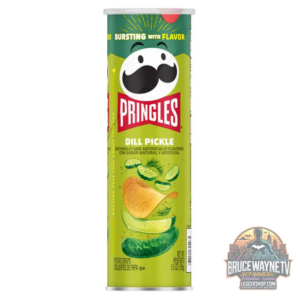 Pringles Dill Pickle chips saveur concombre de 158 g (Pack de 14) - Snacks & boissons importés