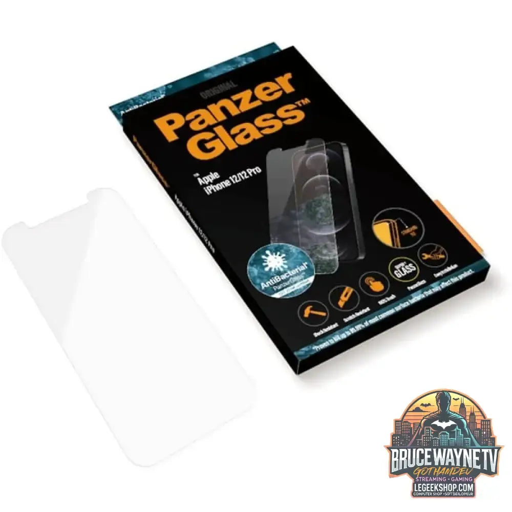 PanzerGlass Displayschutz, Schutzfolie transparent, iPhone 12 | 12 Pro - Beschaffenheit: Glänzend - vue 7