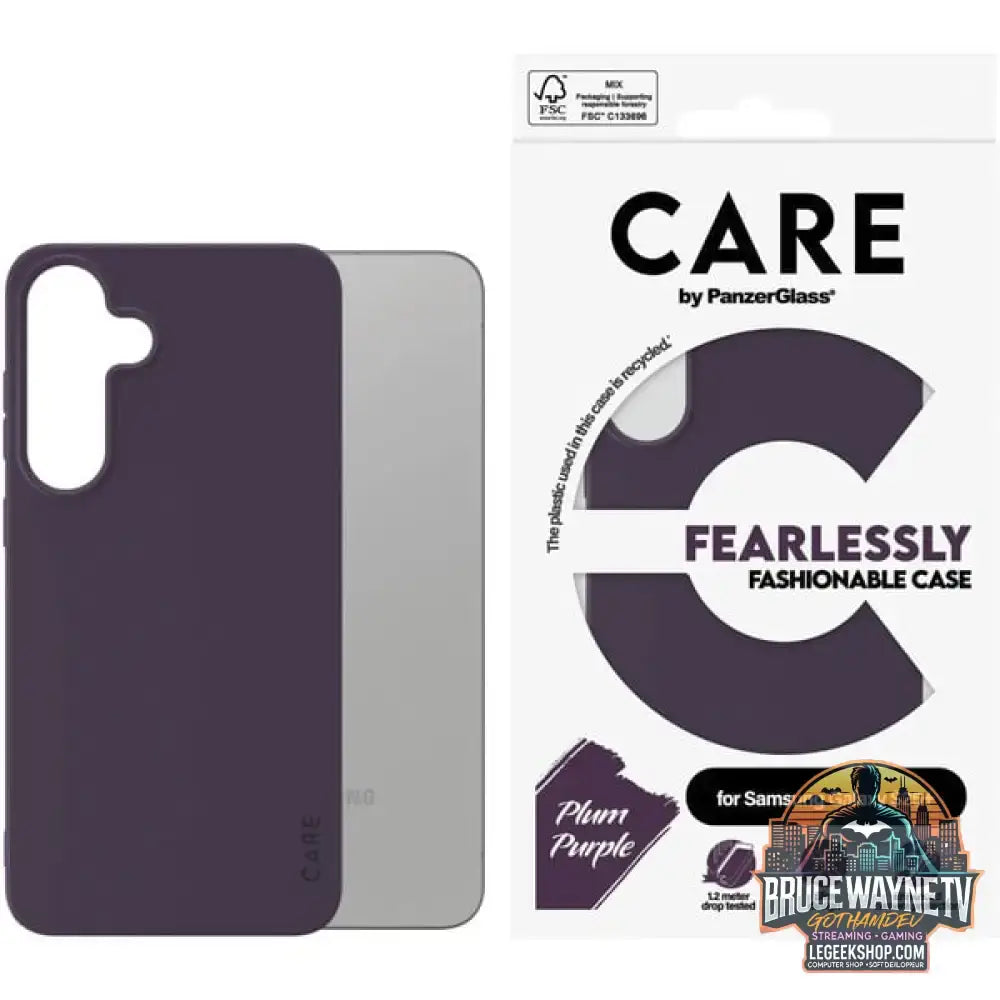 PanzerGlass Fearlessly Fashionable Case, Handyhülle pflaume, Samsung Galaxy S25+ - PanzerGlass - vue 4