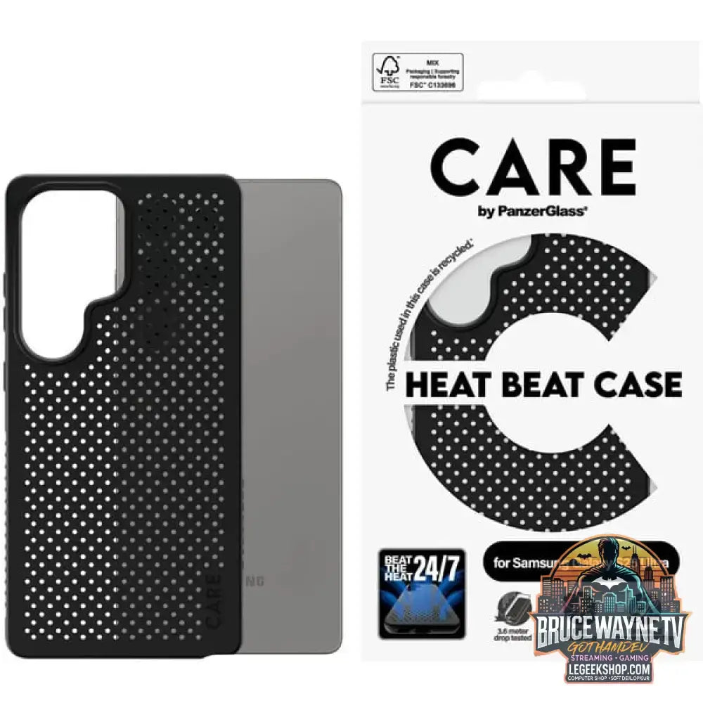 PanzerGlass Heat Beat Case, Handyhülle schwarz, Samsung Galaxy S25 Ultra, QI-kompatibel - PanzerGlass - vue 4