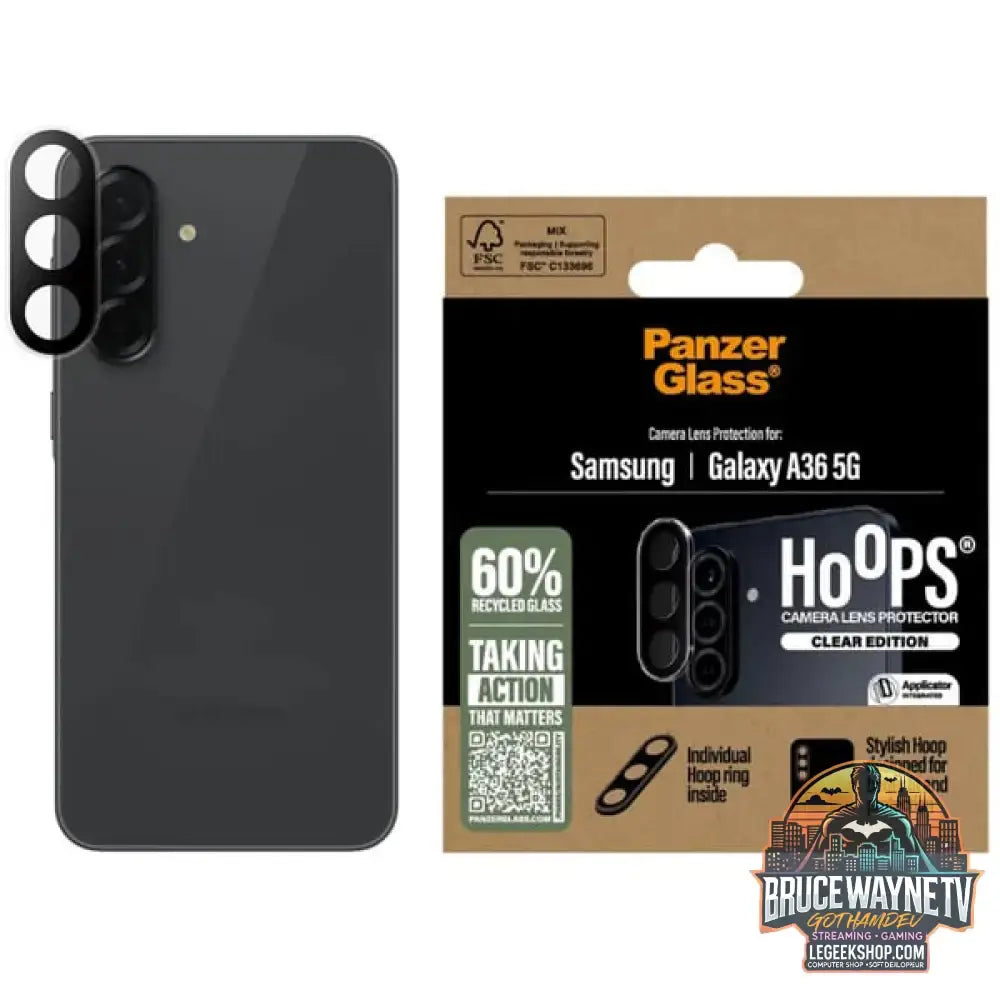 PanzerGlass Hoops Kameraschutz, Schutzfolie transparent, Samsung Galaxy A36 5G - PanzerGlass - vue 4