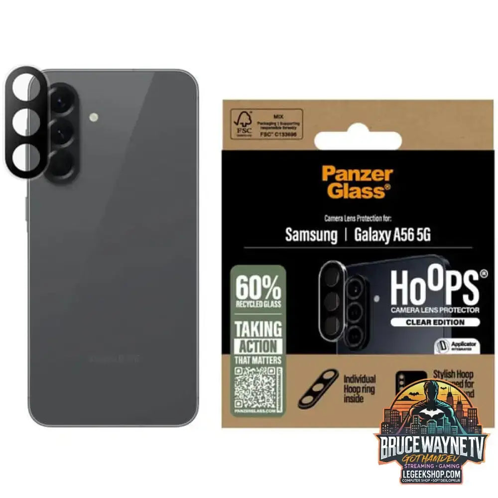 PanzerGlass Hoops Kameraschutz, Schutzfolie transparent, Samsung Galaxy A56 5G - PanzerGlass - vue 4
