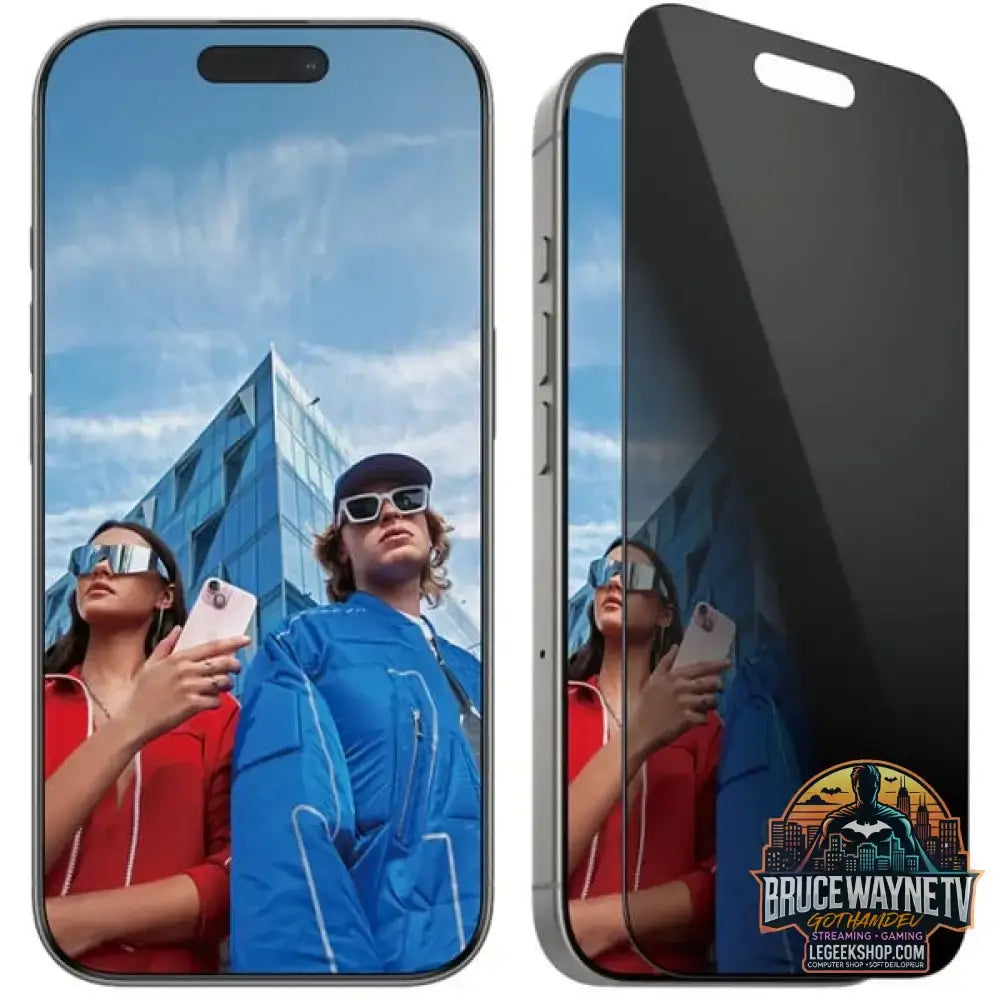 PanzerGlass Privacy Displayschutz Ultra-Wide Fit, Schutzfolie transparent, iPhone 16 Pro - PanzerGlass - vue 3