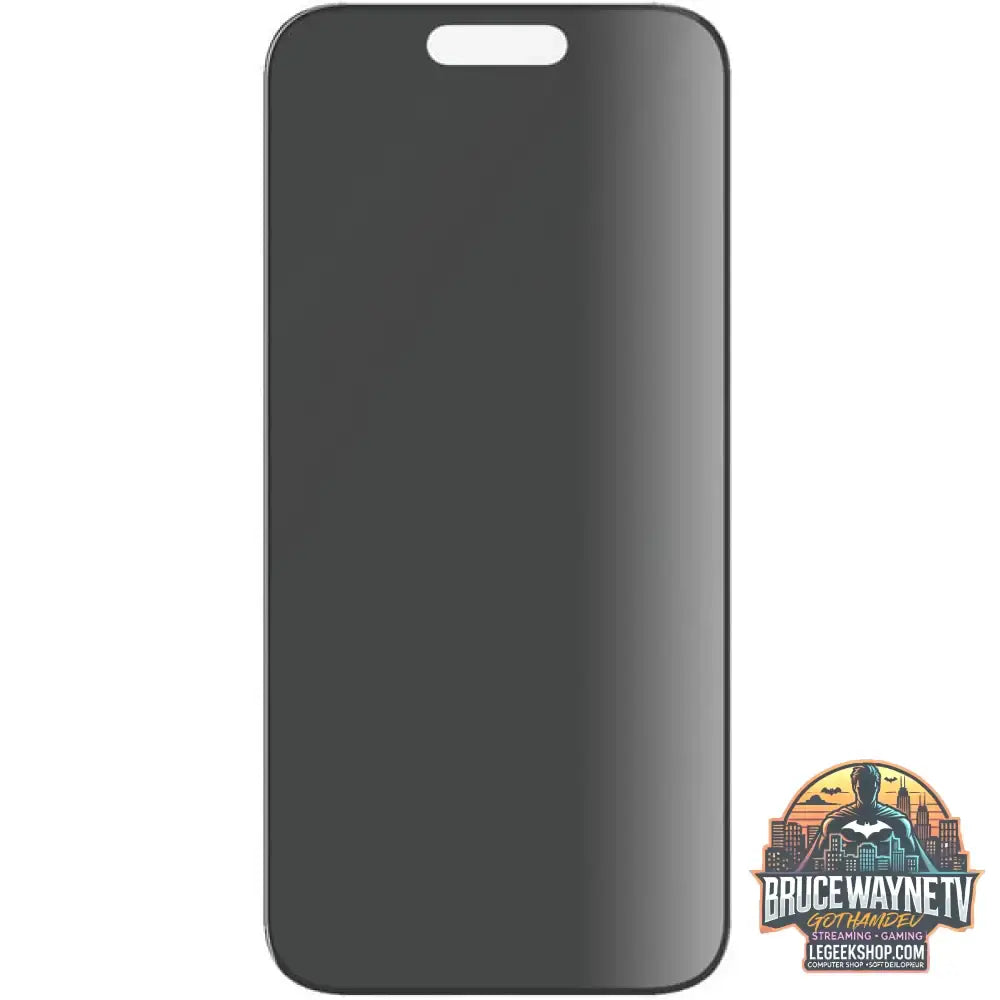 PanzerGlass Privacy Displayschutz Ultra-Wide Fit, Schutzfolie transparent, iPhone 15 Pro, EasyAligner - PanzerGlass - vue 2