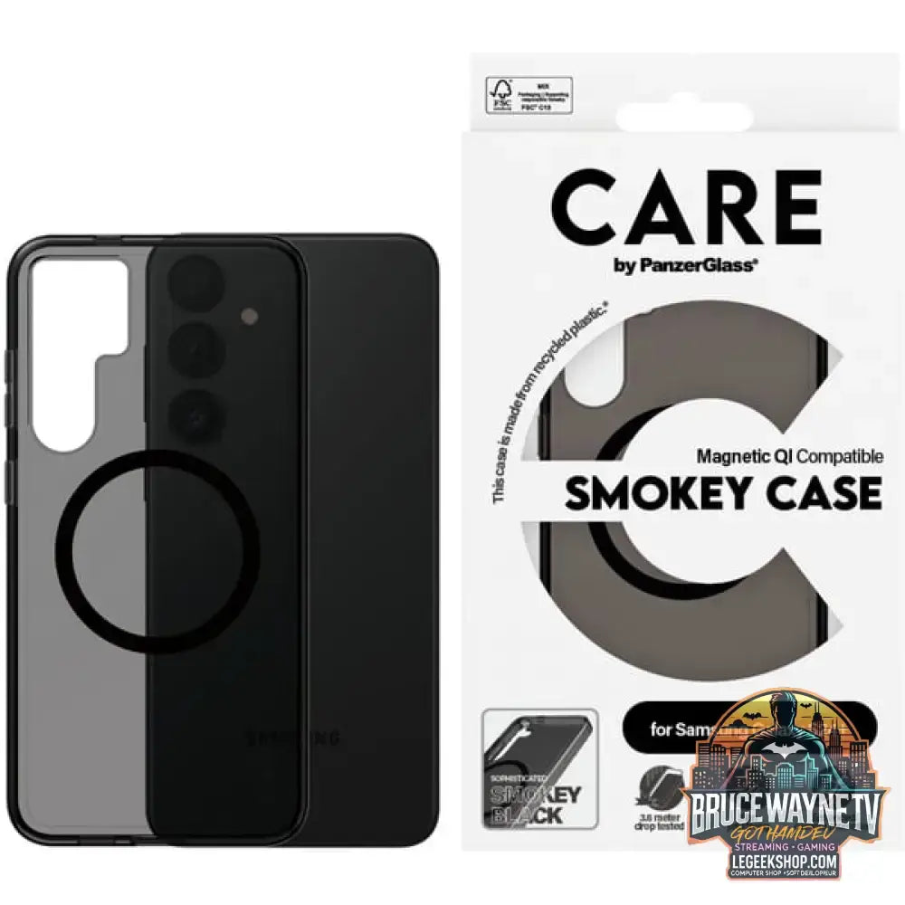 PanzerGlass Urban Combat Smokey Case, Handyhülle schwarz, Samsung Galaxy S24+, QI-kompatibel - PanzerGlass - vue 4