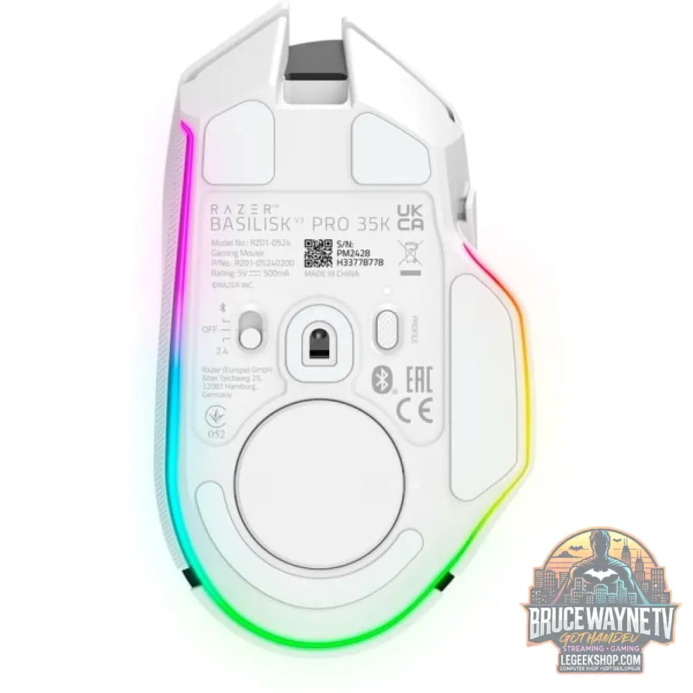 Razer Basilisk V3 Pro 35K, souris gaming - vue 7