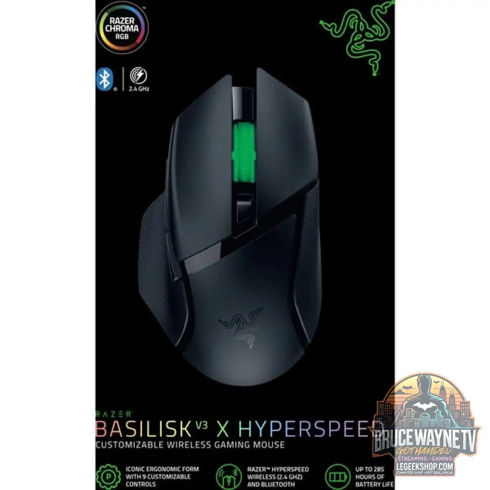 Razer Basilisk V3 X Hyperspeed, souris gaming - vue 7