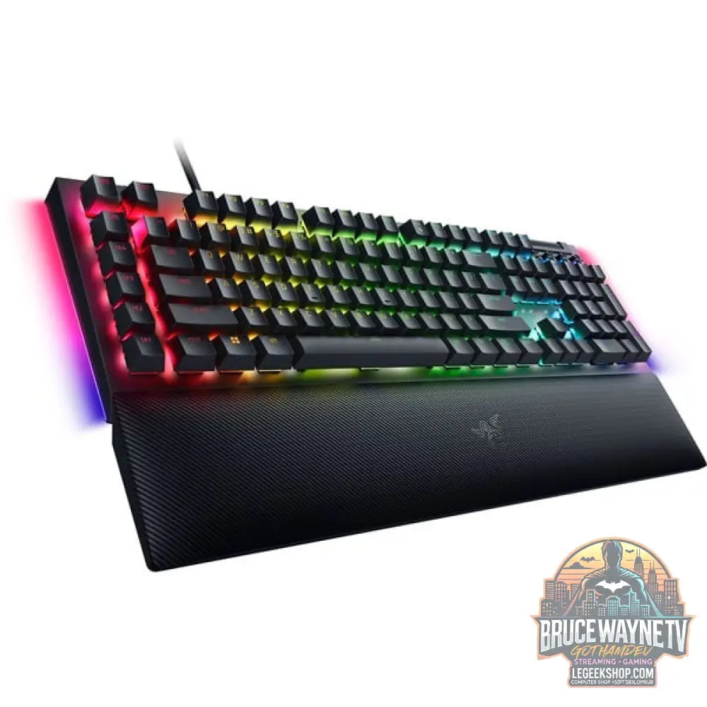 Razer Blackwidow V4, clavier gaming - vue 3