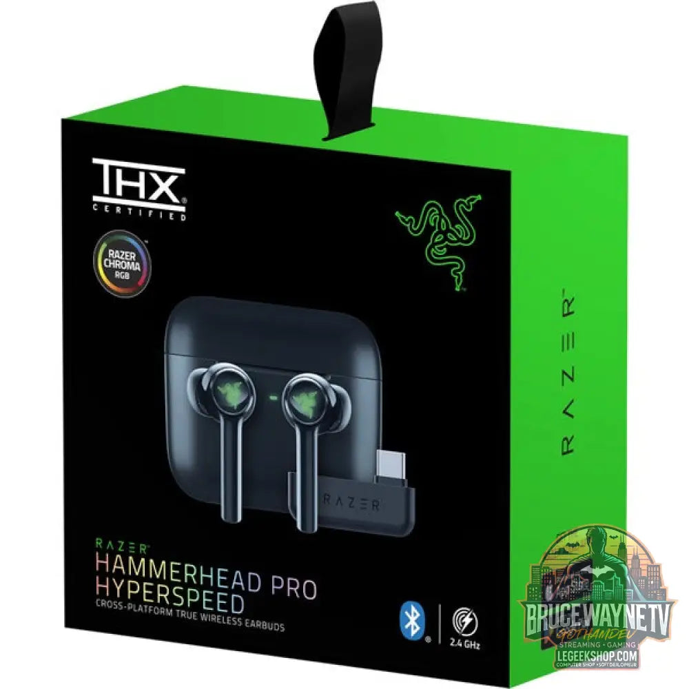 Razer Hammerhead Pro HyperSpeed, casque gaming - vue 10