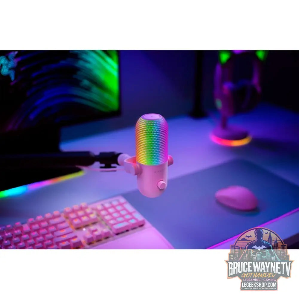 Razer Seiren V3 Chroma Quartz, microphone - Razer - vue 8