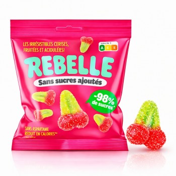 Rebelle Bonbons Cerises Acidulées 50 Gr x 12