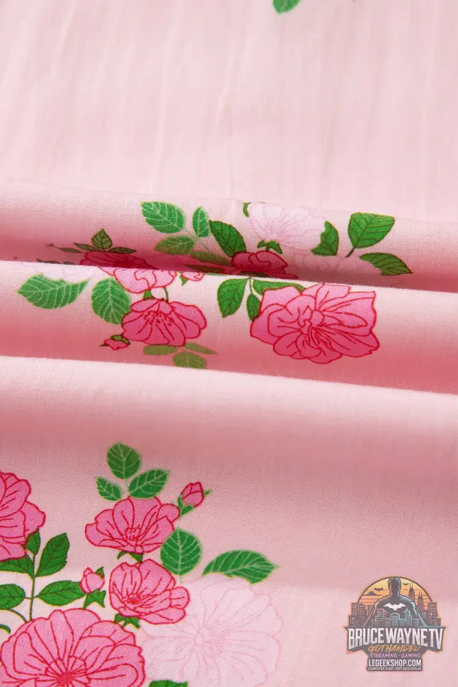 Robe Longue Femme – Florale · Col Cranté · Manches Courtes Flottantes · Taille Haute · 2 Coloris - Robe Femme