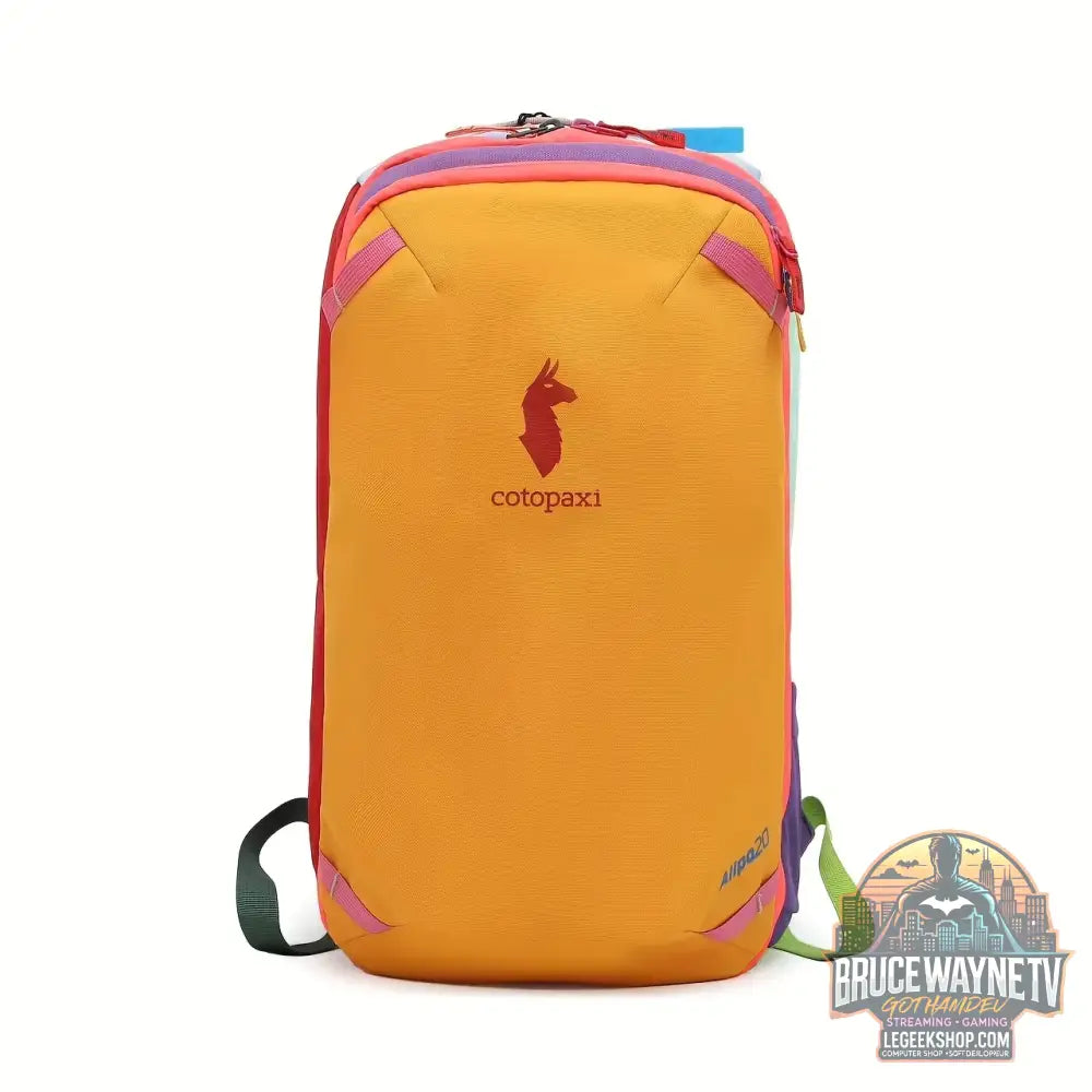 Sac à dos durable à double épaule de 20 L dans des couleurs Dopaamine vibrantes design chameau idéal pour un usage