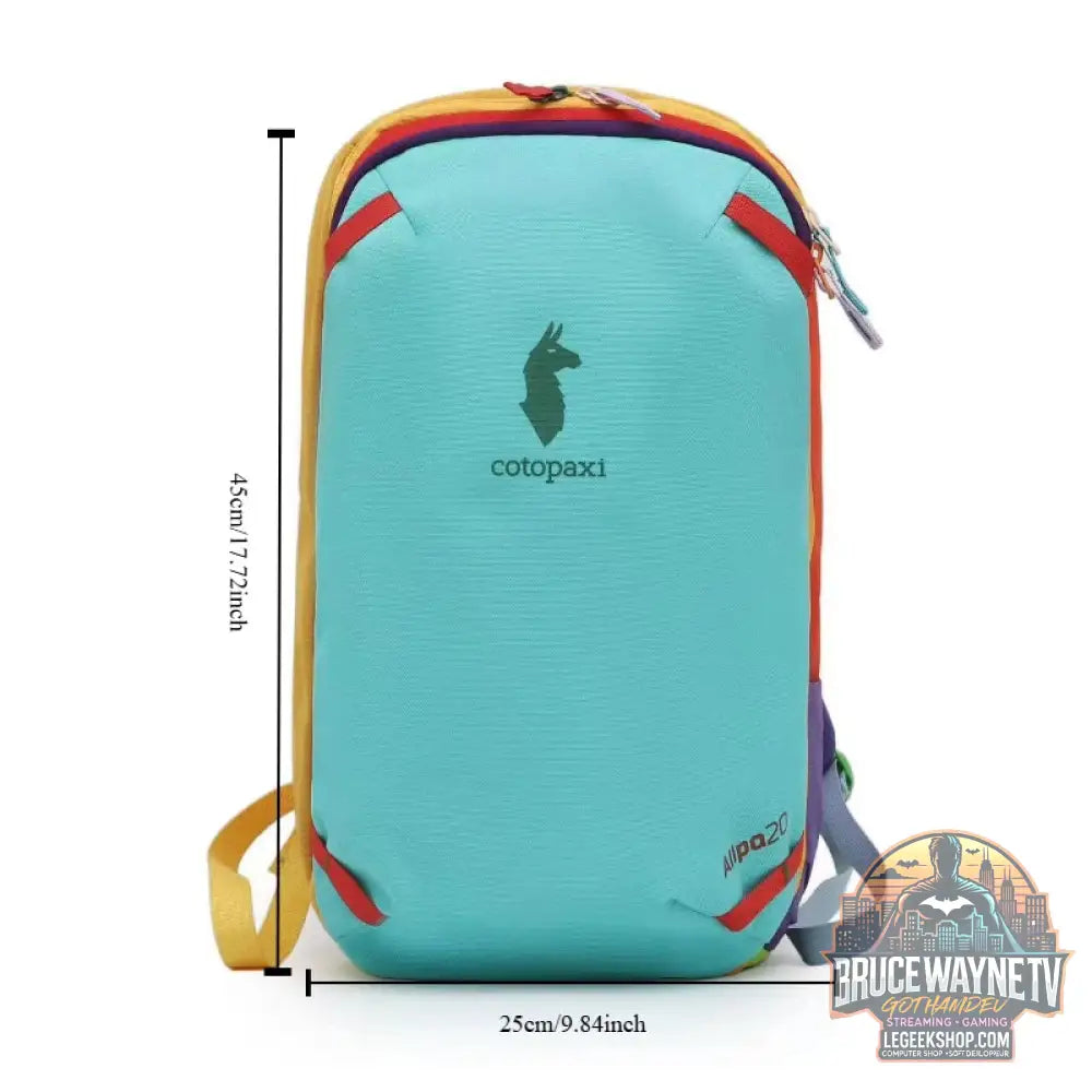 Sac à dos durable à double épaule de 20 L dans des couleurs Dopaamine vibrantes design chameau idéal pour un usage