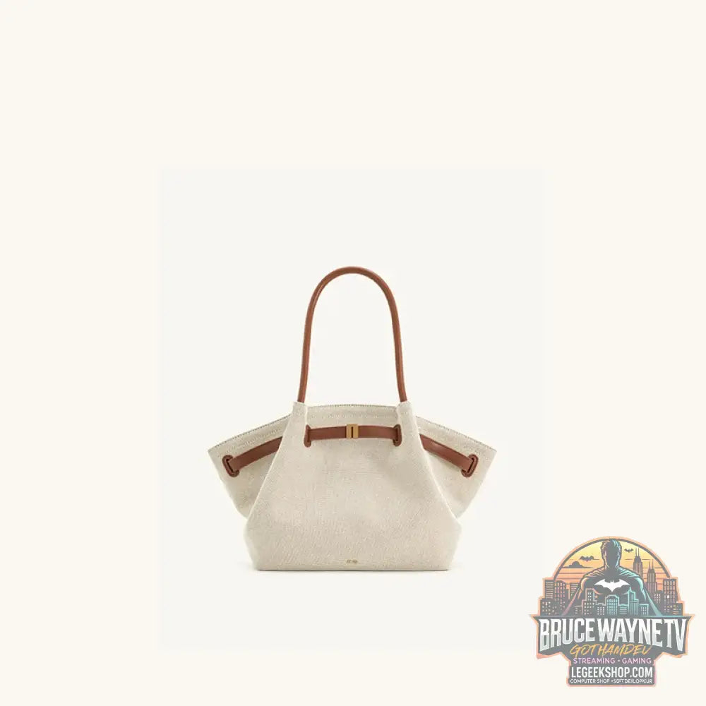 Sac Boulettes Femme JW PEI - Grande Capacité Bandoulière Fourre-Tout - Toile marron L - Sac à Main Femme