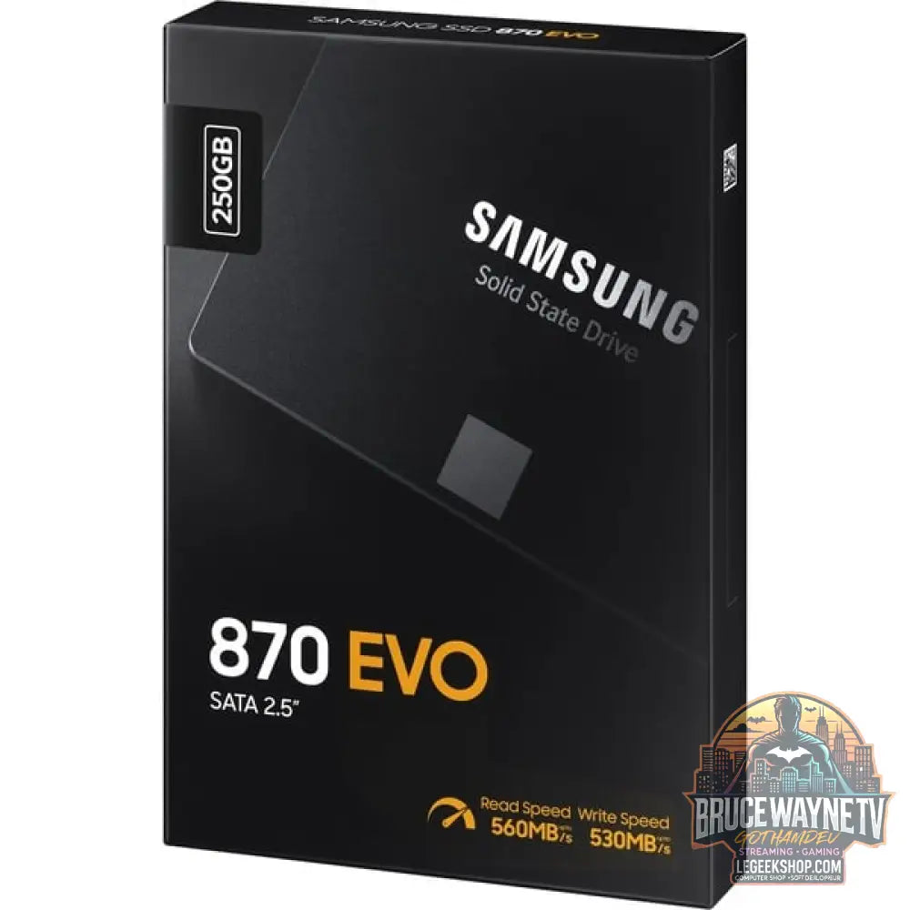Samsung 870 EVO 250 GB, SSD SATA 6 Gb/s, 2,5", intern - Samsung - vue 8