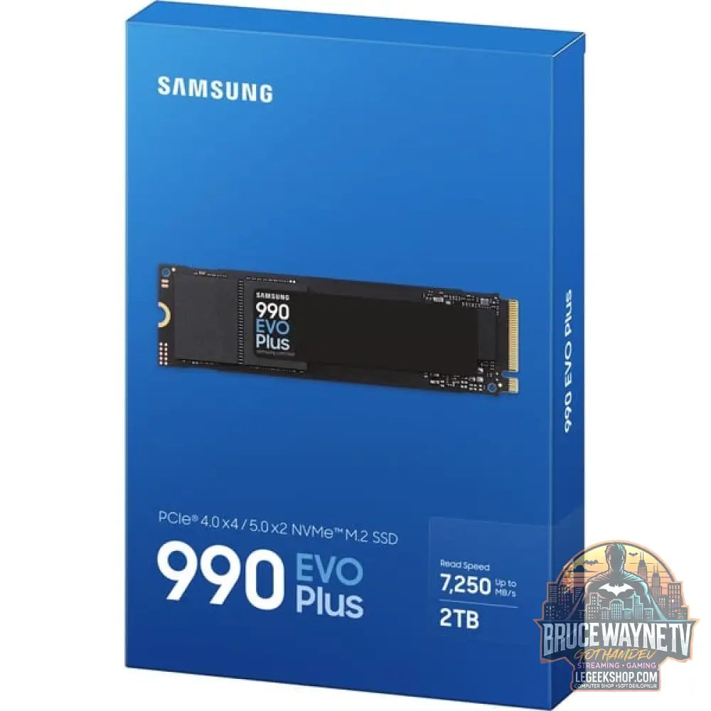 Samsung 990 EVO Plus 2 TB, SSD PCIe 4.0 x4 / 5.0 x2, NVMe 2, M.2 2280, intern - Samsung - vue 5