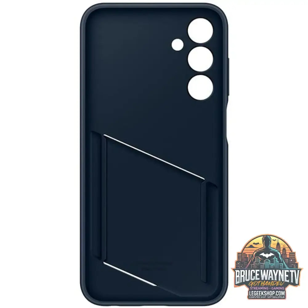 Samsung Card Slot Case, Handyhülle dunkelblau, Samsung Galaxy A25 5G - Feature: Aussparung für Kamera - vue 2