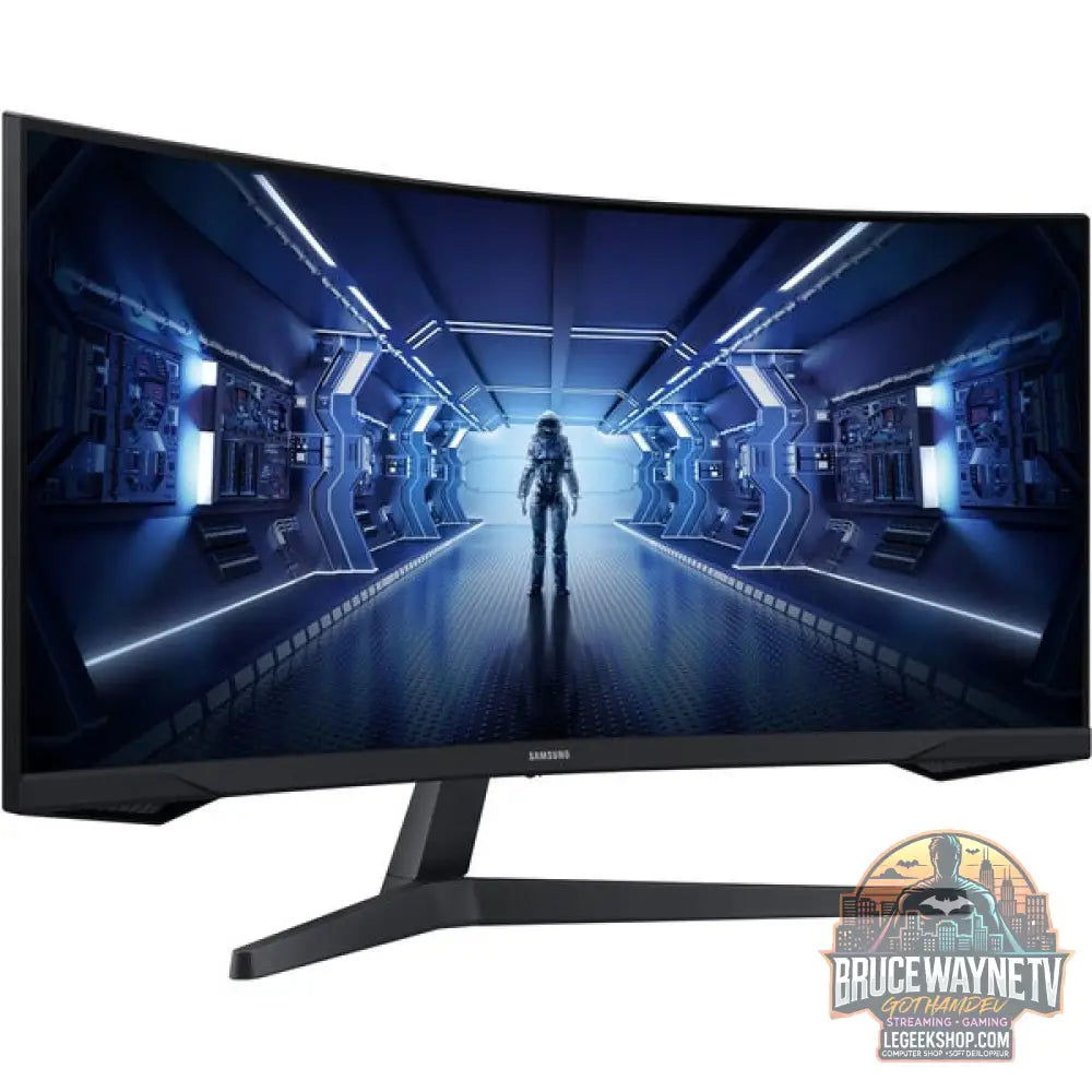 Samsung Odyssey G5 C34G55TWWP 34" QHD/WQHD VA 165 Hz - Samsung - vue 3