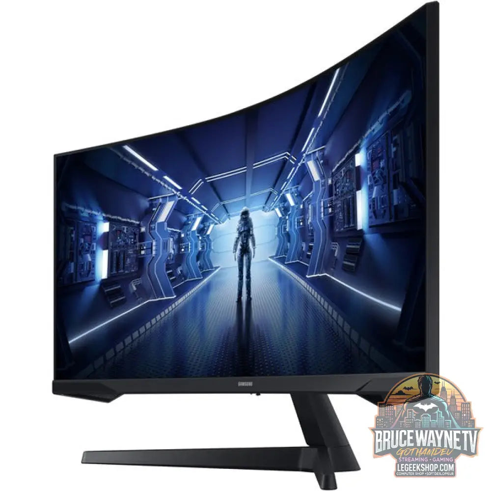 Samsung Odyssey G5 C34G55TWWP 34" QHD/WQHD VA 165 Hz - Samsung - vue 4